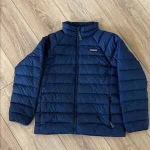 Patagonia Dark Blue Down Sweater Jacket